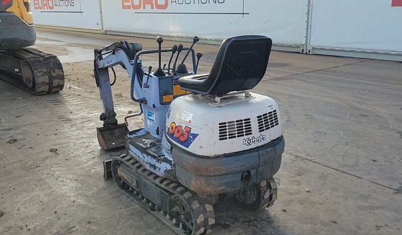 Kubota KX-005 Mini Excavators For Auction: Leeds -27th, 28th, 29th, 30th November 24 @ 8:00am full