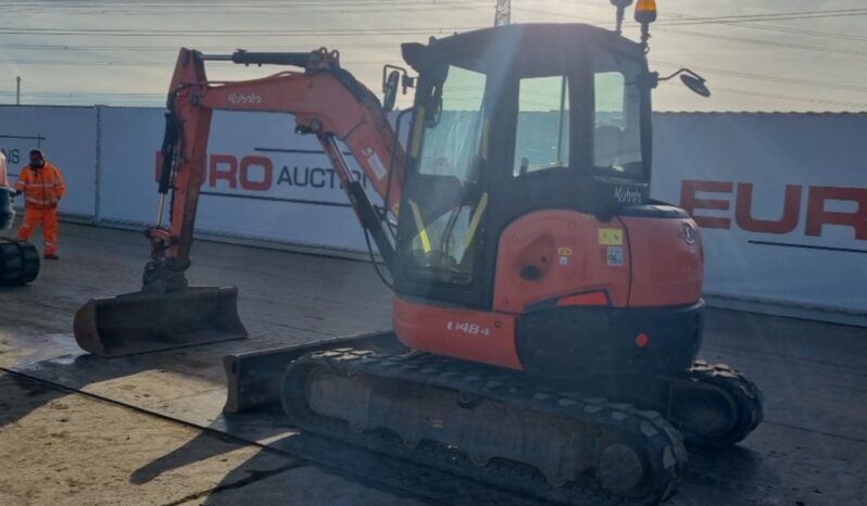 2014 Kubota U48-4 Mini Excavators For Auction: Leeds -27th, 28th, 29th, 30th November 24 @ 8:00am full