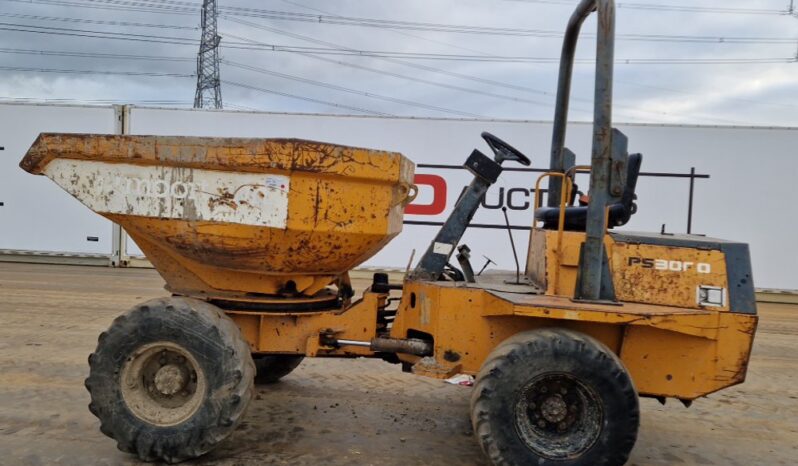 Terex PS3000 Site Dumpers For Auction: Leeds -27th, 28th, 29th, 30th November 24 @ 8:00am full