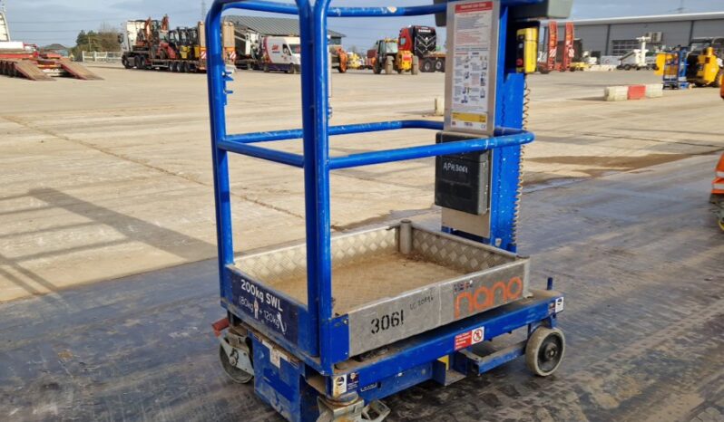 2016 Power Towers Nano Manlifts For Auction: Leeds -27th, 28th, 29th, 30th November 24 @ 8:00am full