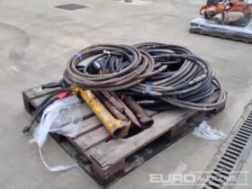 JCB Hydraulic Hand Held Breaker (3 of), Hoses, Various Chisels Asphalt / Concrete Equipment For Auction: Leeds -27th, 28th, 29th, 30th November 24 @ 8:00am