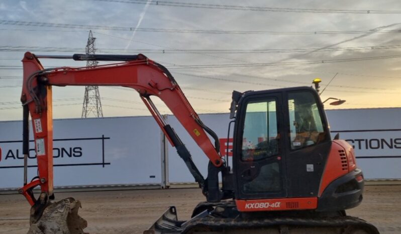 2018 Kubota KX080-4A 6 Ton+ Excavators For Auction: Leeds -27th, 28th, 29th, 30th November 24 @ 8:00am full