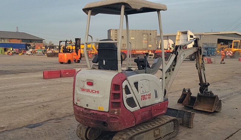 2015 Takeuchi TB216 Mini Excavators For Auction: Leeds -27th, 28th, 29th, 30th November 24 @ 8:00am full