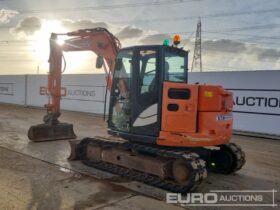 2017 Hitachi ZX85USB-5A 6 Ton+ Excavators For Auction: Leeds -27th, 28th, 29th, 30th November 24 @ 8:00am full