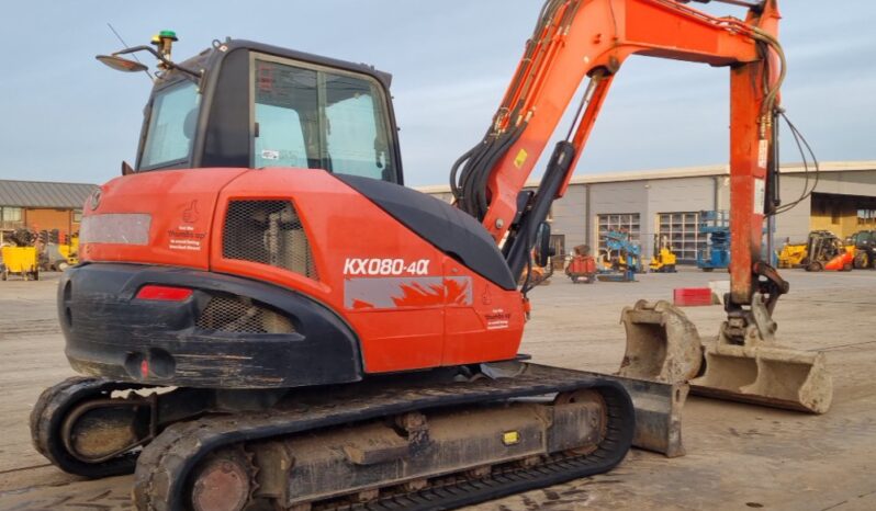 2018 Kubota KX080-4A 6 Ton+ Excavators For Auction: Leeds -27th, 28th, 29th, 30th November 24 @ 8:00am full