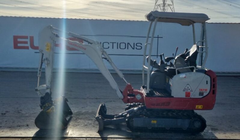 2022 Takeuchi TB216 Mini Excavators For Auction: Leeds -27th, 28th, 29th, 30th November 24 @ 8:00am full