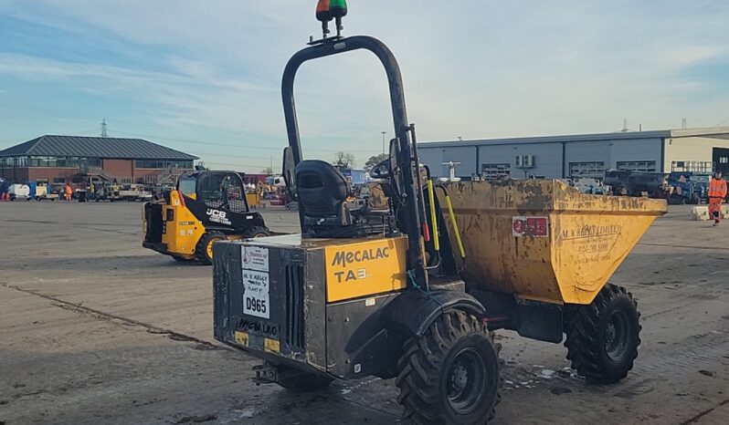 2019 Mecalac TA3H Site Dumpers For Auction: Leeds -27th, 28th, 29th, 30th November 24 @ 8:00am full