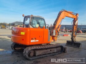 Hitachi ZX80SB 6 Ton+ Excavators For Auction: Leeds -27th, 28th, 29th, 30th November 24 @ 8:00am full