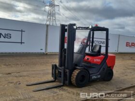 Still Diesel Forklift, 3 Stage Free Lift Mast, Side Shift, Forks Forklifts For Auction: Leeds -27th, 28th, 29th, 30th November 24 @ 8:00am