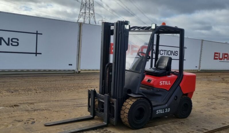 Still Diesel Forklift, 3 Stage Free Lift Mast, Side Shift, Forks Forklifts For Auction: Leeds -27th, 28th, 29th, 30th November 24 @ 8:00am