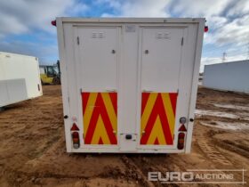 Ajc trailers Twin Axle 20′ x 7′ Welfare Unit (Locked, No Key) (Cannot Be Reconsigned) Containers For Auction: Leeds -27th, 28th, 29th, 30th November 24 @ 8:00am full