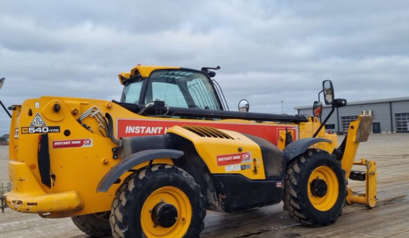 2018 JCB 540-170 Telehandlers For Auction: Leeds -27th, 28th, 29th, 30th November 24 @ 8:00am full