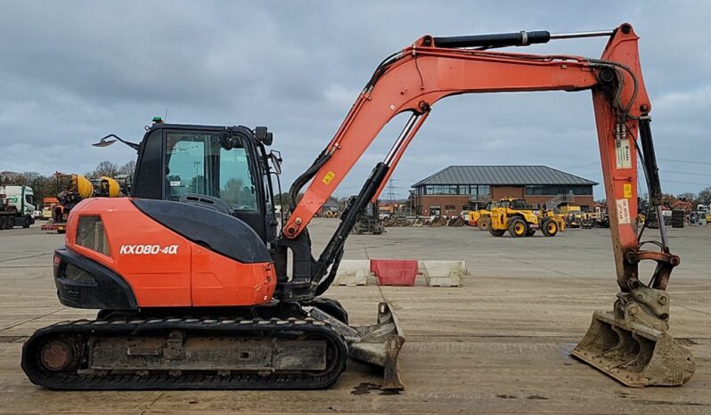 2018 Kubota KX080-4A 6 Ton+ Excavators For Auction: Leeds -27th, 28th, 29th, 30th November 24 @ 8:00am full