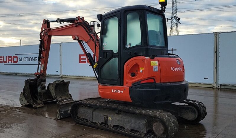 2015 Kubota U55-4 Mini Excavators For Auction: Leeds -27th, 28th, 29th, 30th November 24 @ 8:00am full