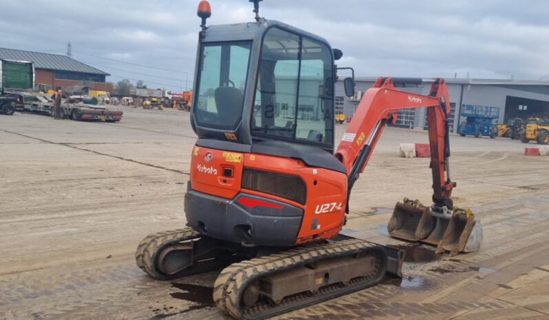 2015 Kubota U27-4 Mini Excavators For Auction: Leeds -27th, 28th, 29th, 30th November 24 @ 8:00am full