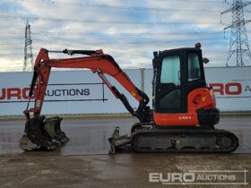 2015 Kubota U55-4 Mini Excavators For Auction: Leeds -27th, 28th, 29th, 30th November 24 @ 8:00am full