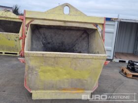 Conquip 2000 Litre Concrete Pouring Skip to suit Crane Asphalt / Concrete Equipment For Auction: Leeds -27th, 28th, 29th, 30th November 24 @ 8:00am full