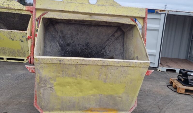 Conquip 2000 Litre Concrete Pouring Skip to suit Crane Asphalt / Concrete Equipment For Auction: Leeds -27th, 28th, 29th, 30th November 24 @ 8:00am full