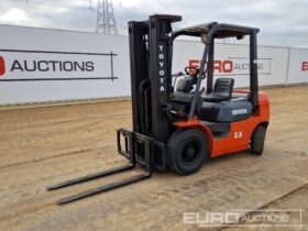 Toyota 02-7FDF25 Forklifts For Auction: Leeds -27th, 28th, 29th, 30th November 24 @ 8:00am