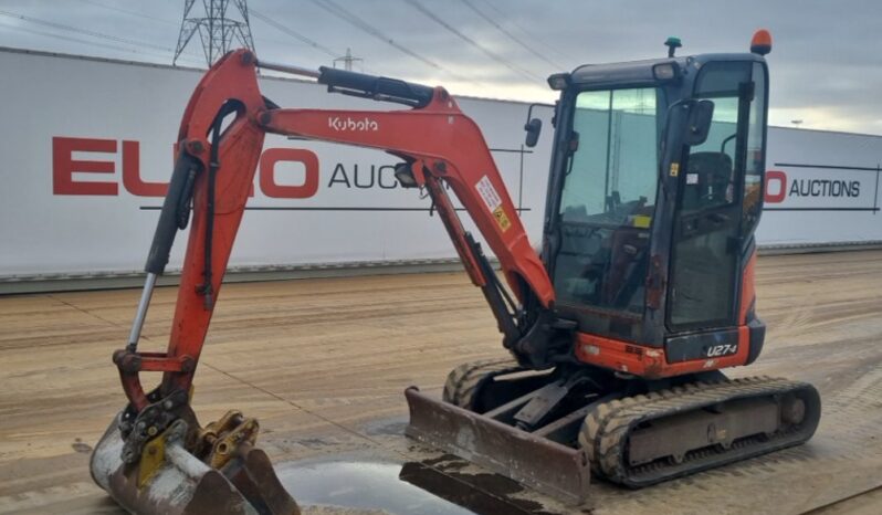 2015 Kubota U27-4 Mini Excavators For Auction: Leeds -27th, 28th, 29th, 30th November 24 @ 8:00am