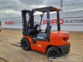 Toyota 02-7FDF25 Forklifts For Auction: Leeds -27th, 28th, 29th, 30th November 24 @ 8:00am full