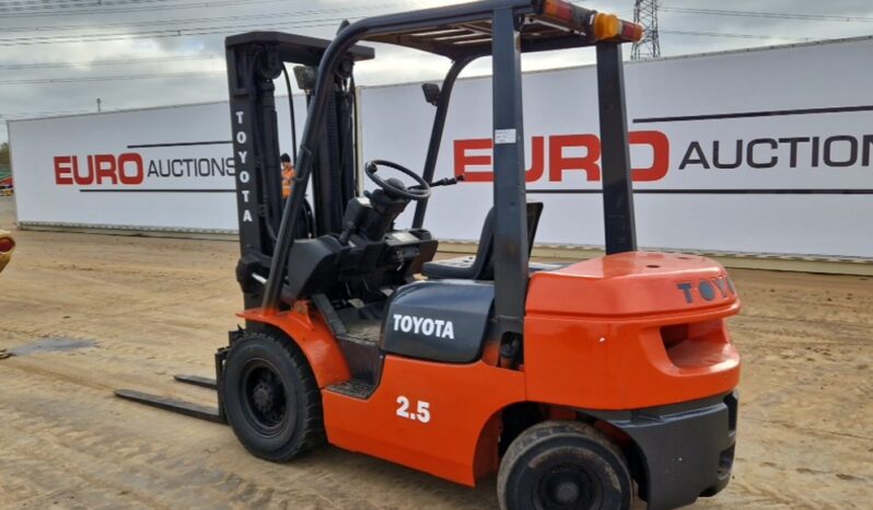 Toyota 02-7FDF25 Forklifts For Auction: Leeds -27th, 28th, 29th, 30th November 24 @ 8:00am full