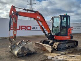 2017 Kubota U55-4 Mini Excavators For Auction: Leeds -27th, 28th, 29th, 30th November 24 @ 8:00am