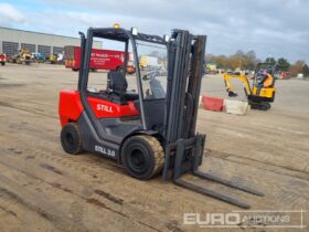 Still Diesel Forklift, 3 Stage Free Lift Mast, Side Shift, Forks Forklifts For Auction: Leeds -27th, 28th, 29th, 30th November 24 @ 8:00am full