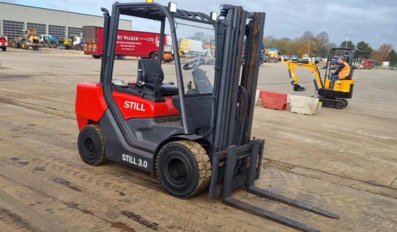 Still Diesel Forklift, 3 Stage Free Lift Mast, Side Shift, Forks Forklifts For Auction: Leeds -27th, 28th, 29th, 30th November 24 @ 8:00am full