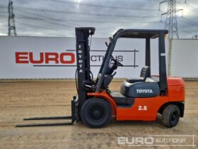 Toyota 02-7FDF25 Forklifts For Auction: Leeds -27th, 28th, 29th, 30th November 24 @ 8:00am full