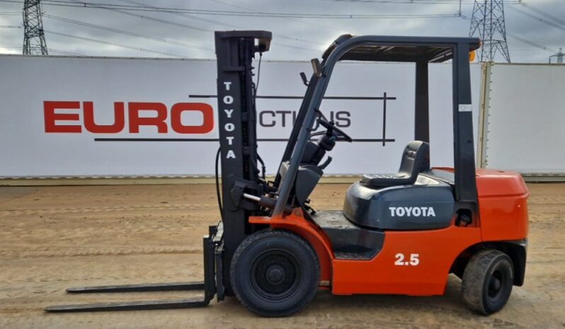 Toyota 02-7FDF25 Forklifts For Auction: Leeds -27th, 28th, 29th, 30th November 24 @ 8:00am full