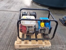 Stephill 3KvA Generator, Honda Engine Generators For Auction: Leeds -27th, 28th, 29th, 30th November 24 @ 8:00am full