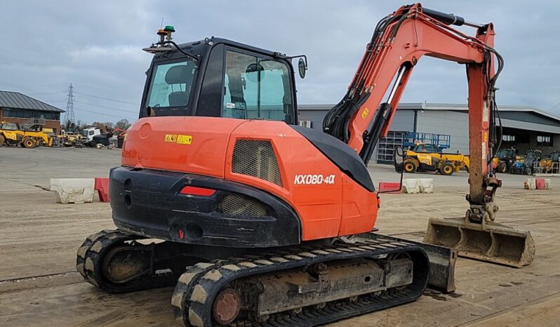 2018 Kubota KX080-4A 6 Ton+ Excavators For Auction: Leeds -27th, 28th, 29th, 30th November 24 @ 8:00am full