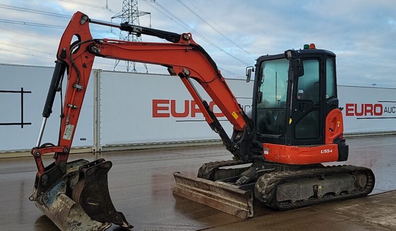 2015 Kubota U55-4 Mini Excavators For Auction: Leeds -27th, 28th, 29th, 30th November 24 @ 8:00am