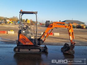 2014 Hitachi ZX17U-2 YLR Mini Excavators For Auction: Leeds -27th, 28th, 29th, 30th November 24 @ 8:00am full