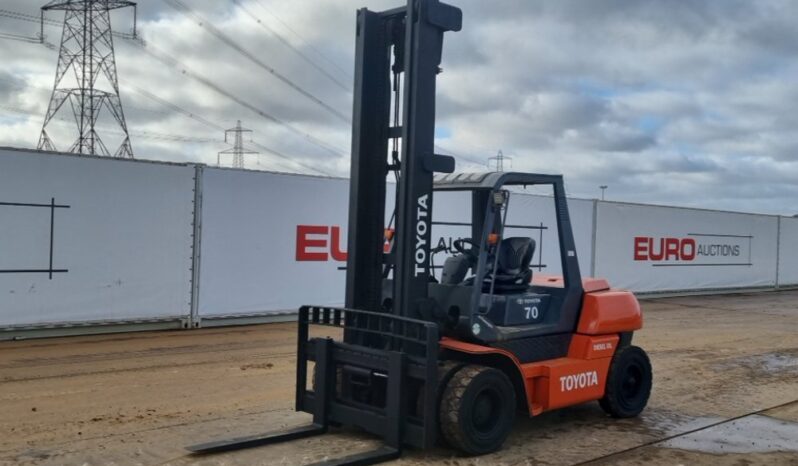 2012 Toyota 50-5FD700 Forklifts For Auction: Leeds -27th, 28th, 29th, 30th November 24 @ 8:00am