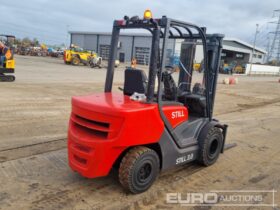 Still Diesel Forklift, 3 Stage Free Lift Mast, Side Shift, Forks Forklifts For Auction: Leeds -27th, 28th, 29th, 30th November 24 @ 8:00am full