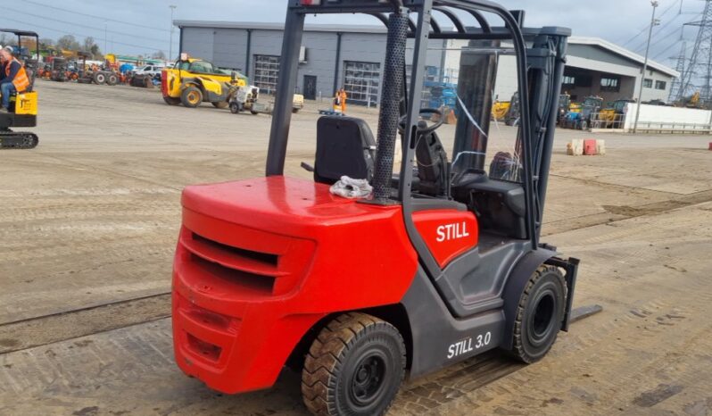 Still Diesel Forklift, 3 Stage Free Lift Mast, Side Shift, Forks Forklifts For Auction: Leeds -27th, 28th, 29th, 30th November 24 @ 8:00am full