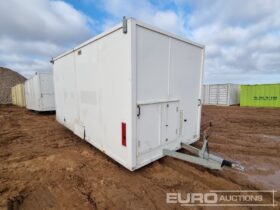 Ajc trailers Single Axle 16′ x 7′ Welfare Unit Containers For Auction: Leeds -27th, 28th, 29th, 30th November 24 @ 8:00am full