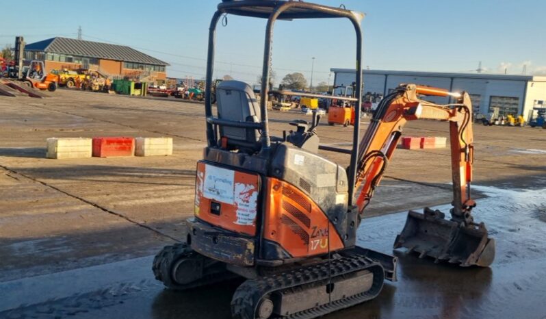 2014 Hitachi ZX17U-2 YLR Mini Excavators For Auction: Leeds -27th, 28th, 29th, 30th November 24 @ 8:00am full