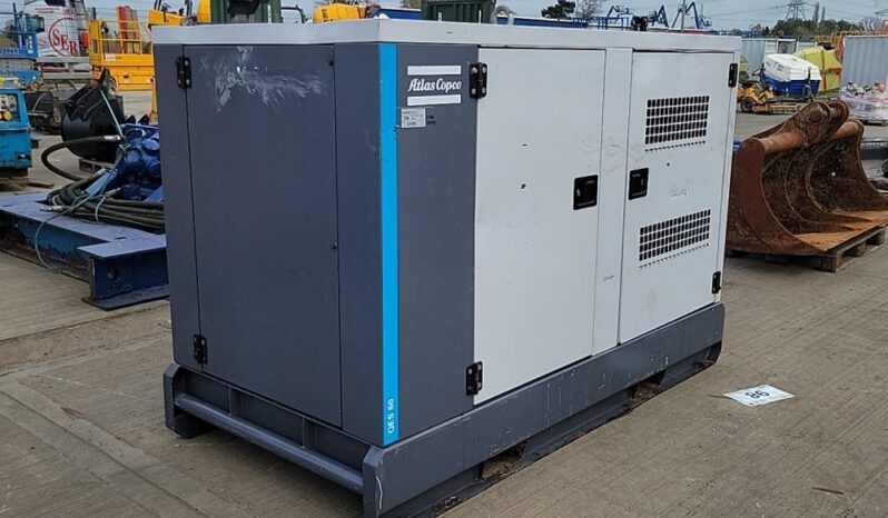 Atlas Copco QES60 Generators For Auction: Leeds -27th, 28th, 29th, 30th November 24 @ 8:00am