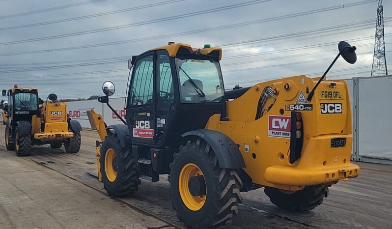 2019 JCB 540-170 Telehandlers For Auction: Leeds -27th, 28th, 29th, 30th November 24 @ 8:00am full