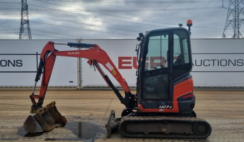 2015 Kubota U27-4 Mini Excavators For Auction: Leeds -27th, 28th, 29th, 30th November 24 @ 8:00am full