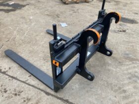 QUICKE TELEHANDLER PALLET FORKS ON CAT TH BRACKETS 1,250 + VAT full