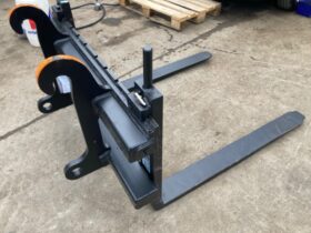 QUICKE TELEHANDLER PALLET FORKS ON CAT TH BRACKETS 1,250 + VAT full