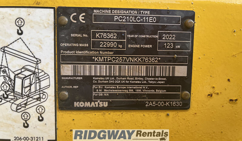 Komatsu PC210LC-11 full