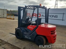 Still Diesel Forklift, 3 Stage Free Lift Mast, Side Shift, Forks Forklifts For Auction: Leeds -27th, 28th, 29th, 30th November 24 @ 8:00am full