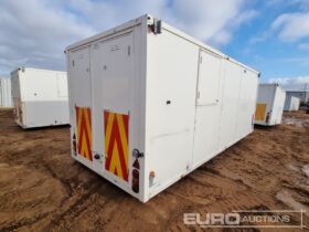 Ajc trailers Twin Axle 20′ x 7′ Welfare Unit (Locked, No Key) (Cannot Be Reconsigned) Containers For Auction: Leeds -27th, 28th, 29th, 30th November 24 @ 8:00am full