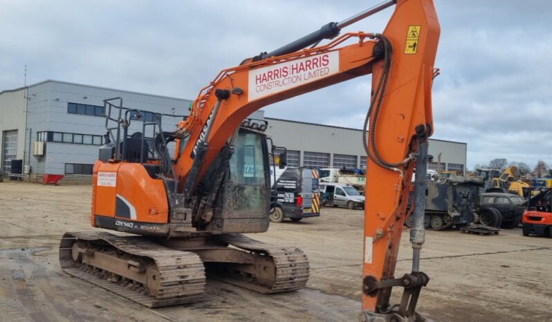 2019 Doosan DX140LCR-5 10 Ton+ Excavators For Auction: Leeds -27th, 28th, 29th, 30th November 24 @ 8:00am full