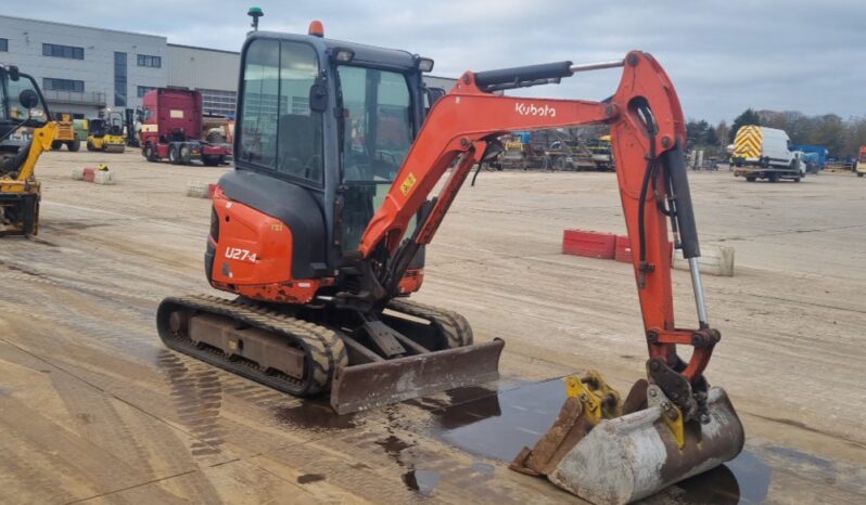 2015 Kubota U27-4 Mini Excavators For Auction: Leeds -27th, 28th, 29th, 30th November 24 @ 8:00am full